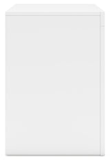 Binterglen White Full Panel Bed, Dresser, Chest and Nightstand from Ashley - Luna Furniture