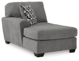 Birkdale Court Gray Left-Arm Facing Corner Chaise from Ashley - Luna Furniture