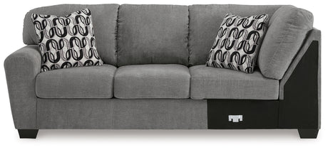 Birkdale Court Gray Left-Arm Facing Sofa from Ashley - Luna Furniture