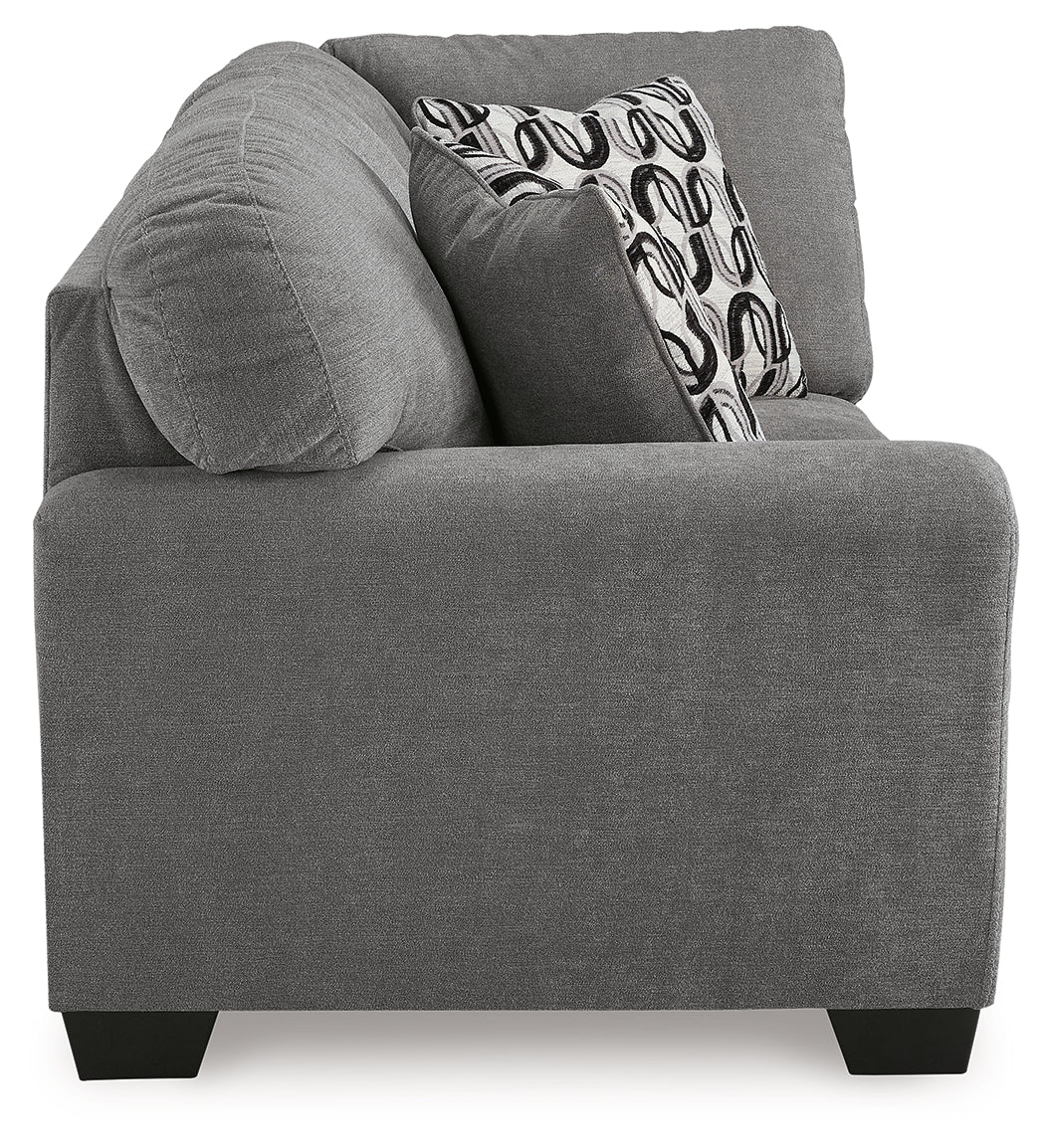 Birkdale Court Gray Left-Arm Facing Sofa from Ashley - Luna Furniture