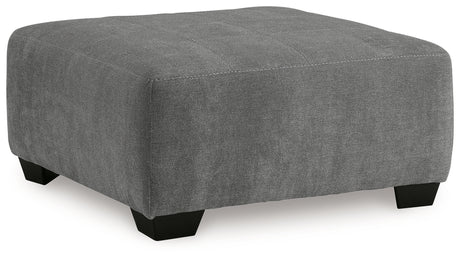 Birkdale Court Gray Oversized Accent Ottoman from Ashley - Luna Furniture