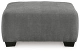 Birkdale Court Gray Oversized Accent Ottoman from Ashley - Luna Furniture