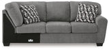 Birkdale Court Gray Right-Arm Facing Sofa from Ashley - Luna Furniture