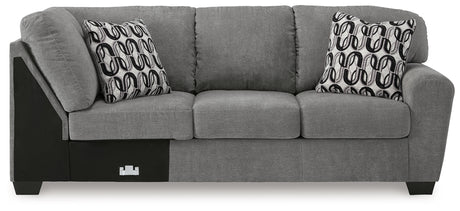 Birkdale Court Gray Right-Arm Facing Sofa from Ashley - Luna Furniture