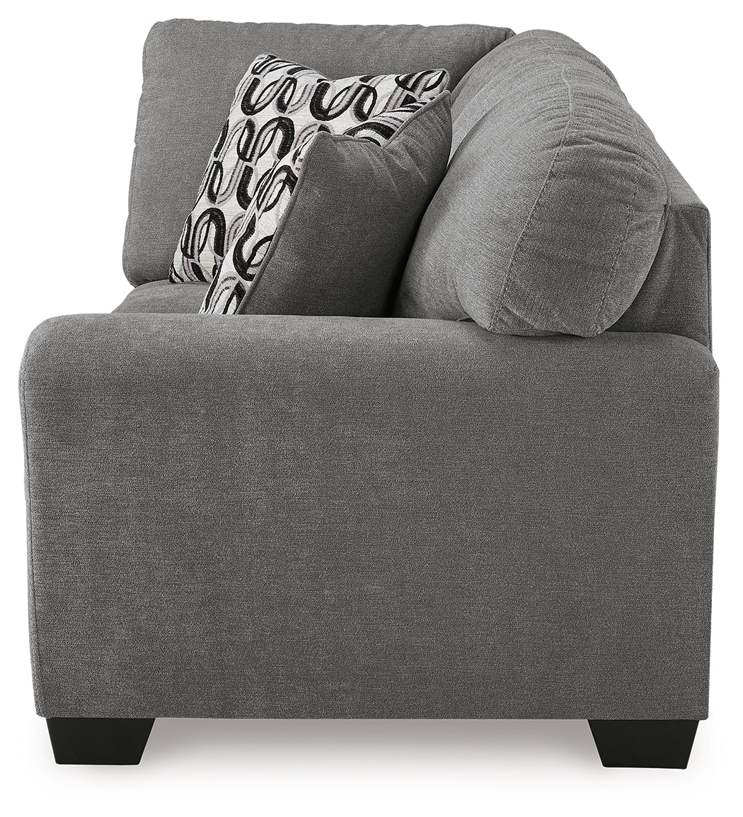 Birkdale Court Gray Right-Arm Facing Sofa from Ashley - Luna Furniture