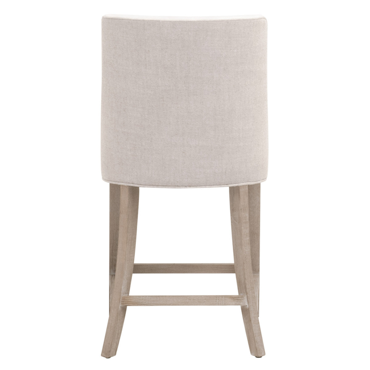 Duet Counter Stool in Livesmart Peyton-Pearl, Performance Bisque French Linen, Natural Gray Ash from Essentials For Living - Luna Furniture
