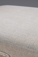 Rue Counter Stool in Performance Bisque French Linen, Natural Gray Ash from Essentials For Living - Luna Furniture