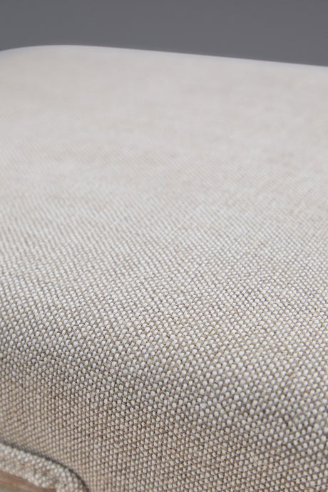 Rue Counter Stool in Performance Bisque French Linen, Natural Gray Ash from Essentials For Living - Luna Furniture