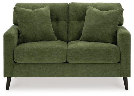 Bixler Sofa, Loveseat and Chair in Olive from Ashley Furniture - Luna Furniture