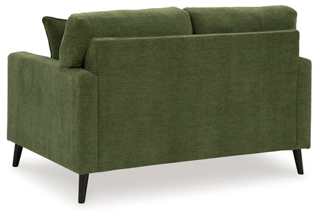 Bixler Sofa, Loveseat and Chair in Olive from Ashley Furniture - Luna Furniture