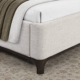 Verona Cream Upholstered King Bed from Steve Silver - Luna Furniture