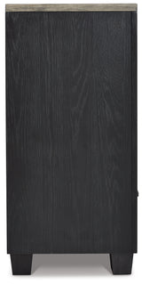 Foyland California King Panel Storage Bed with Dresser in Black/Brown from Ashley - Luna Furniture