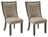 Tyler Creek Black/Grayish Brown Dining Chair, Set of 2 from Ashley - Luna Furniture