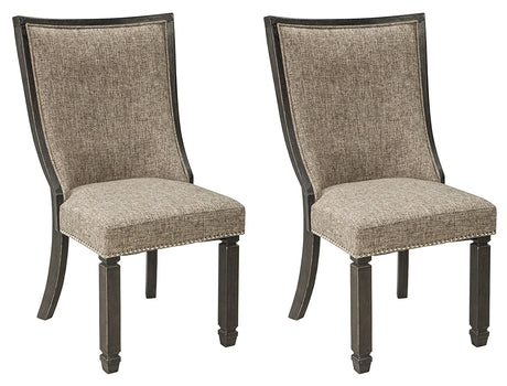 Tyler Creek Black/Grayish Brown Dining Chair, Set of 2 from Ashley - Luna Furniture