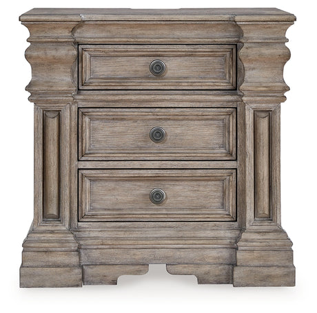 Blairhurst Light Grayish Brown California King Panel Bed with Dresser and 2 Nightstands from Ashley - Luna Furniture