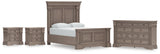 Blairhurst Light Grayish Brown Queen Panel Bed with Dresser and 2 Nightstands from Ashley - Luna Furniture