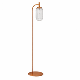 Vela Floor Lamp Bronze and Clear from Ashcroft Furniture - Luna Furniture