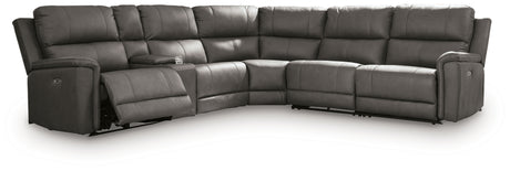 Bleckley Anchor 6-Piece Power Reclining Sectional from Ashley - Luna Furniture