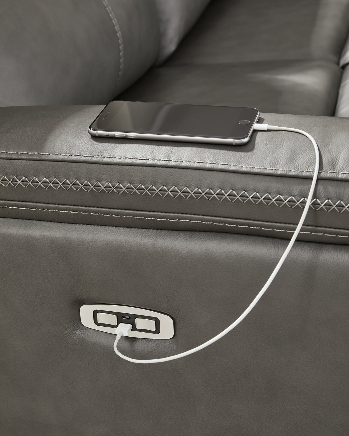 Bleckley Anchor 6-Piece Power Reclining Sectional from Ashley - Luna Furniture