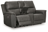 Bleckley Anchor Power Reclining Loveseat with Console from Ashley - Luna Furniture