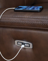 Bleckley Espresso 5-Piece Power Reclining Sectional from Ashley - Luna Furniture