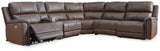 Bleckley Espresso 6-Piece Power Reclining Sectional from Ashley - Luna Furniture