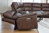 Bleckley Espresso 6-Piece Power Reclining Sectional from Ashley - Luna Furniture
