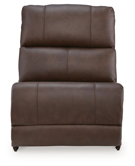 Bleckley Espresso Armless Chair from Ashley - Luna Furniture