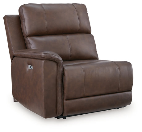 Bleckley Espresso Left-Arm Facing Power Recliner from Ashley - Luna Furniture