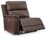 Bleckley Espresso Left-Arm Facing Power Recliner from Ashley - Luna Furniture