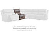 Bleckley Espresso Power Armless Recliner from Ashley - Luna Furniture