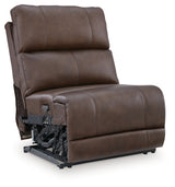 Bleckley Espresso Power Armless Recliner from Ashley - Luna Furniture