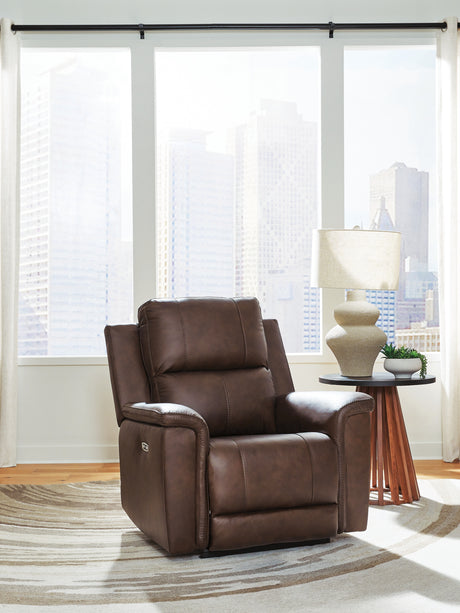 Bleckley Espresso Power Recliner from Ashley Furniture - Luna Furniture