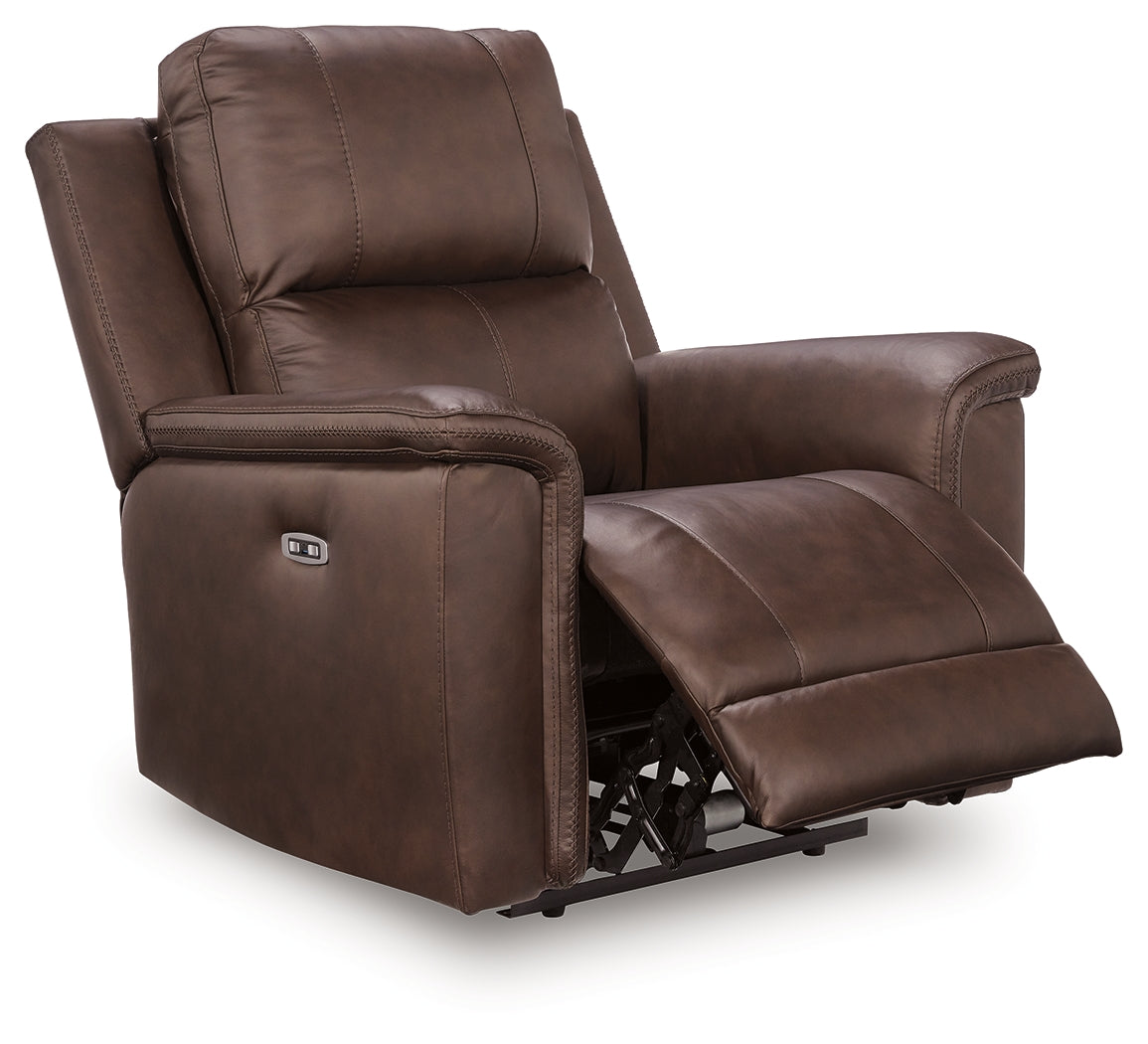 Bleckley Espresso Power Recliner from Ashley - Luna Furniture