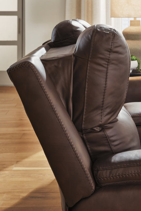Bleckley Espresso Power Recliner from Ashley - Luna Furniture