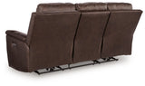 Bleckley Espresso Power Reclining Sofa from Ashley Furniture - Luna Furniture
