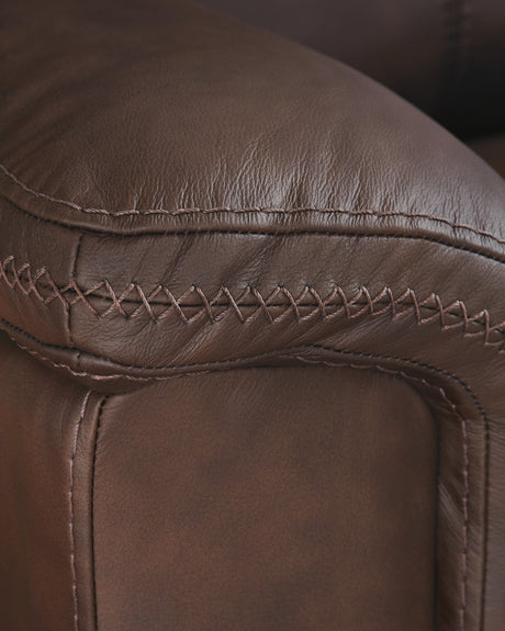 Bleckley Espresso Power Reclining Sofa from Ashley Furniture - Luna Furniture