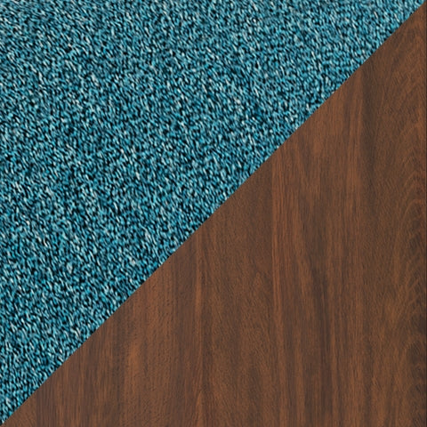 Lyncott Rectangular Dining Table and 4 Chairs in Blue/Brown from Ashley - Luna Furniture