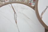 Bluff Trail Beige Outdoor Love/Chairs/Tables Set (Set of 5) from Ashley - Luna Furniture