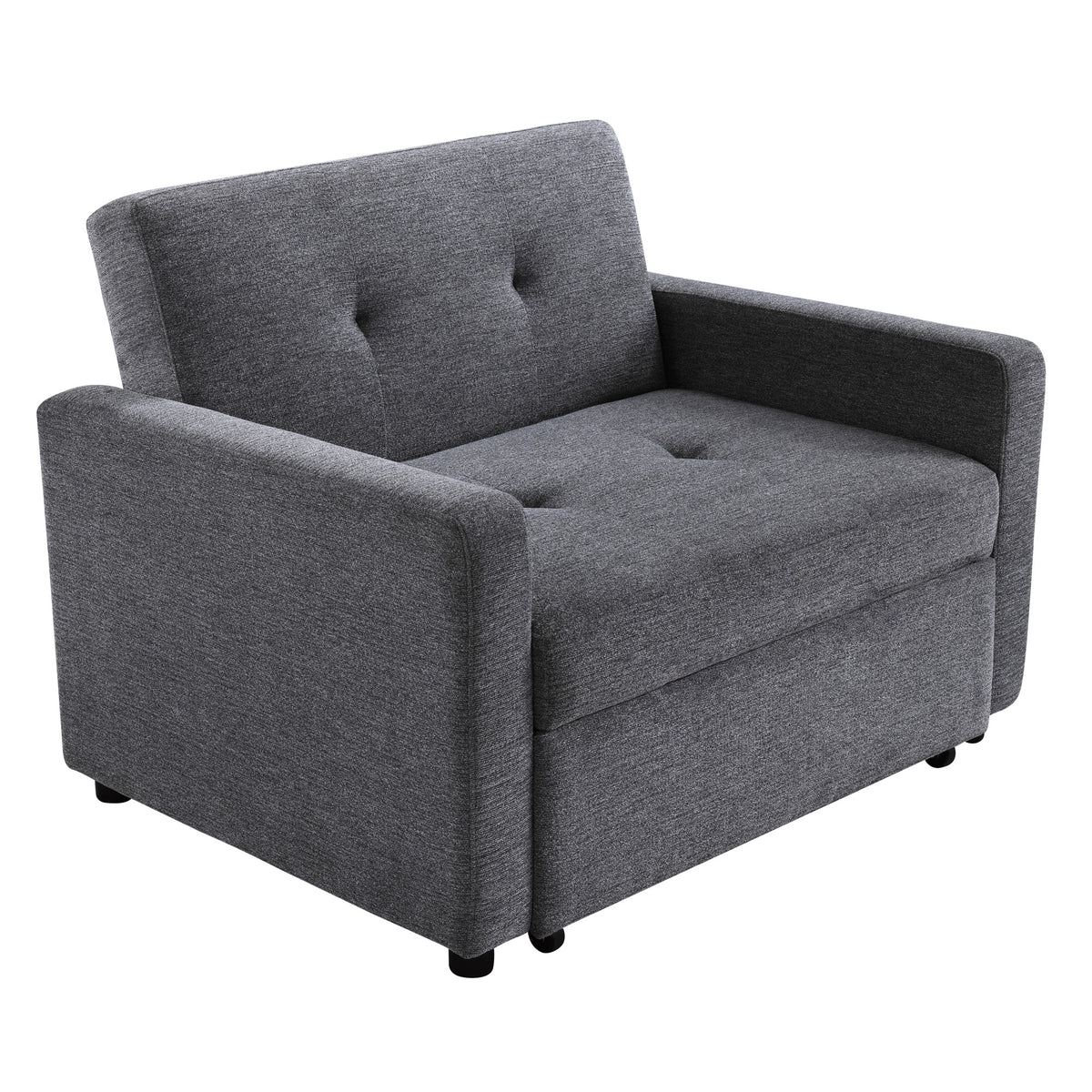 Noah Gray Convertible Sleeper Chair-and-a-Half from Steve Silver - Luna Furniture