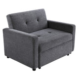 Noah Gray Convertible Sleeper Chair-and-a-Half from Steve Silver - Luna Furniture