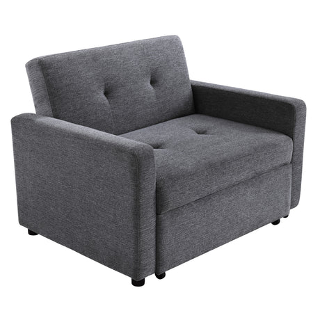 Noah Gray Convertible Sleeper Chair-and-a-Half from Steve Silver - Luna Furniture