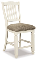 Bolanburg Antique White Counter Height Dining Table and 4 Barstools from Ashley - Luna Furniture