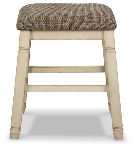 Bolanburg Antique White Counter Height Dining Table and 4 Barstools from Ashley - Luna Furniture