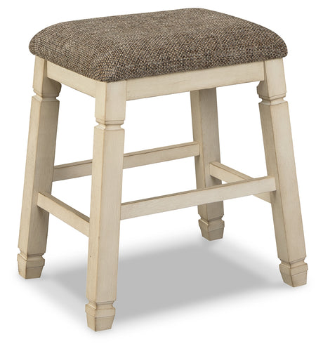 Bolanburg Antique White Counter Height Dining Table and 4 Barstools from Ashley - Luna Furniture