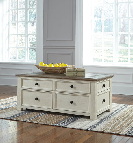 Bolanburg Coffee Table with 2 End Tables in Two-tone from Ashley Furniture - Luna Furniture