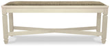 Bolanburg Dining Table and 4 Chairs and Bench in Two-tone from Ashley Furniture - Luna Furniture