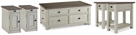 Bolanburg Two-tone 5-Piece Occasional Table Set from Ashley - Luna Furniture