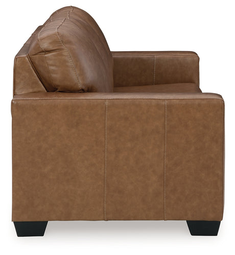 Bolsena Sofa, Loveseat and Recliner in Caramel from Ashley - Luna Furniture