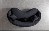 Bonita Black 81" Velvet Loveseat from Nova Furniture - Luna Furniture